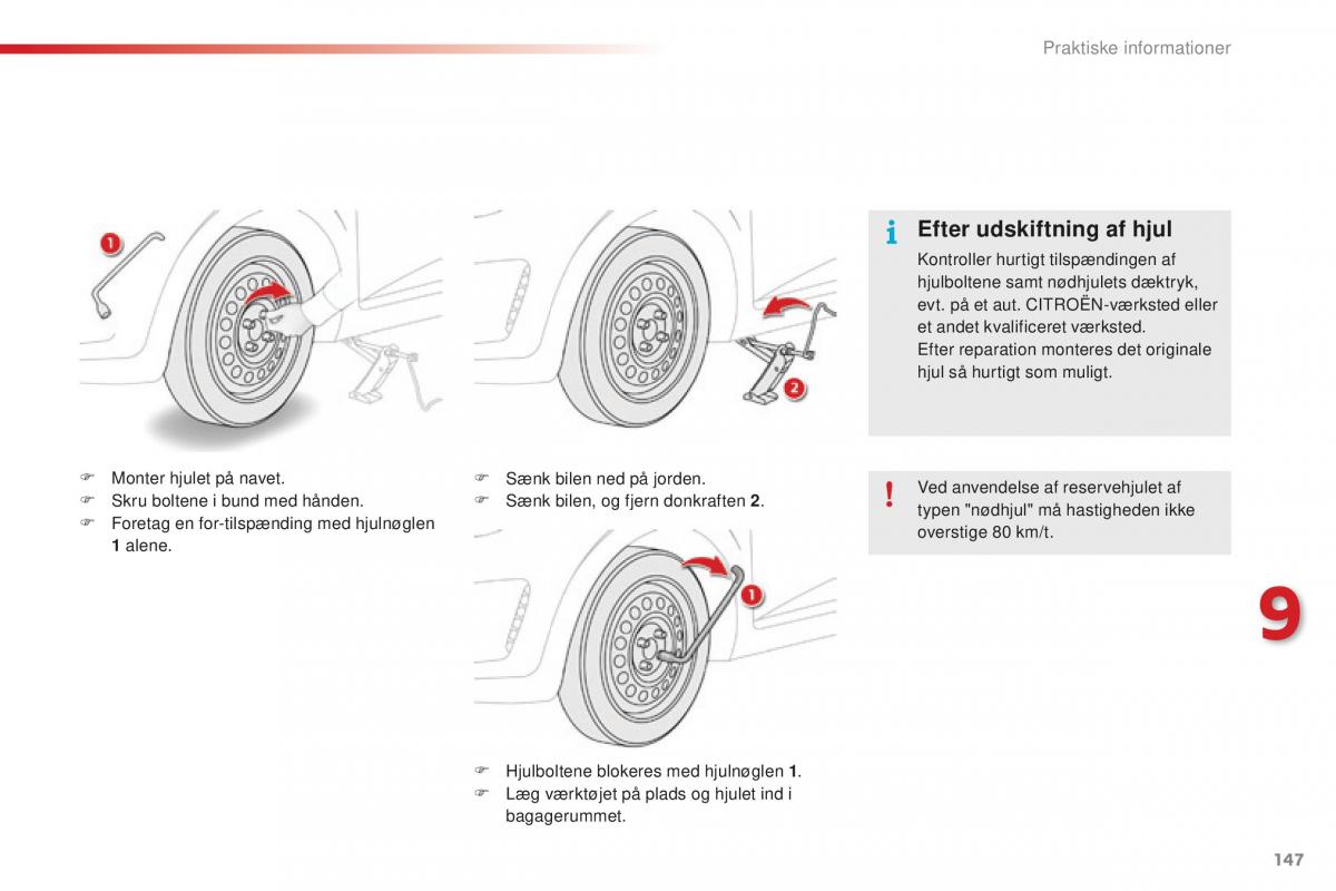 Citroen C1 II 2 Bilens instruktionsbog / page 149