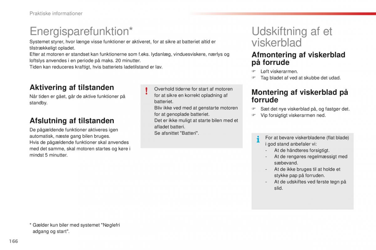 Citroen C1 II 2 Bilens instruktionsbog / page 168