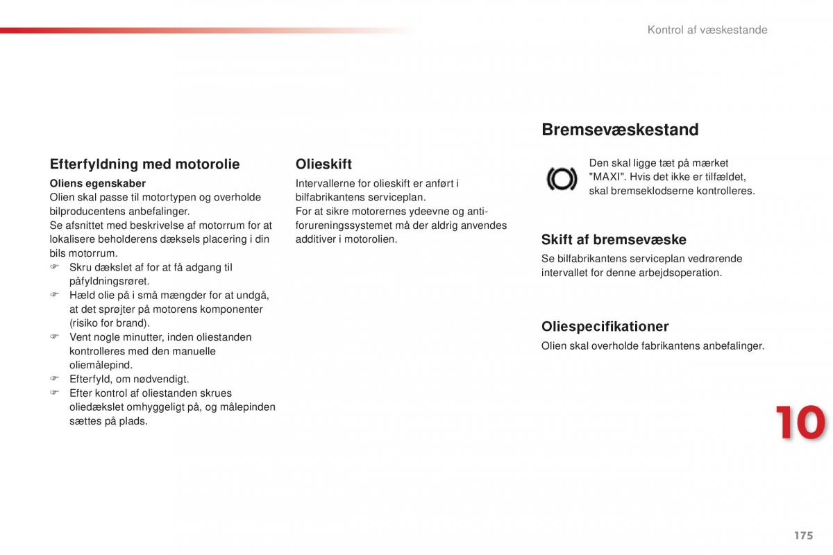 Citroen C1 II 2 Bilens instruktionsbog / page 177