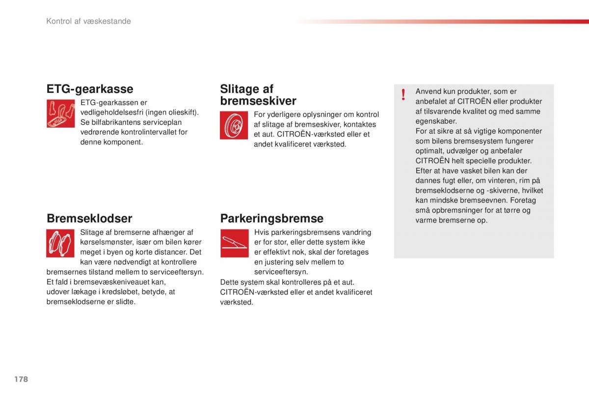 Citroen C1 II 2 Bilens instruktionsbog / page 180