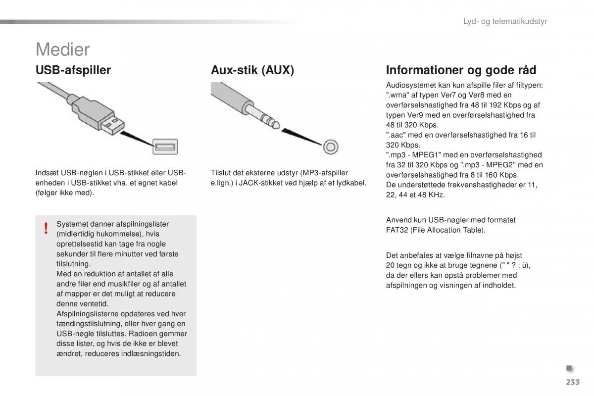 Citroen C1 II 2 Bilens instruktionsbog / page 235