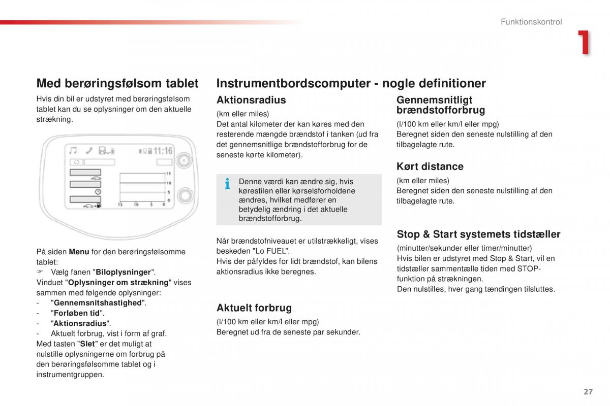 Citroen C1 II 2 Bilens instruktionsbog / page 29