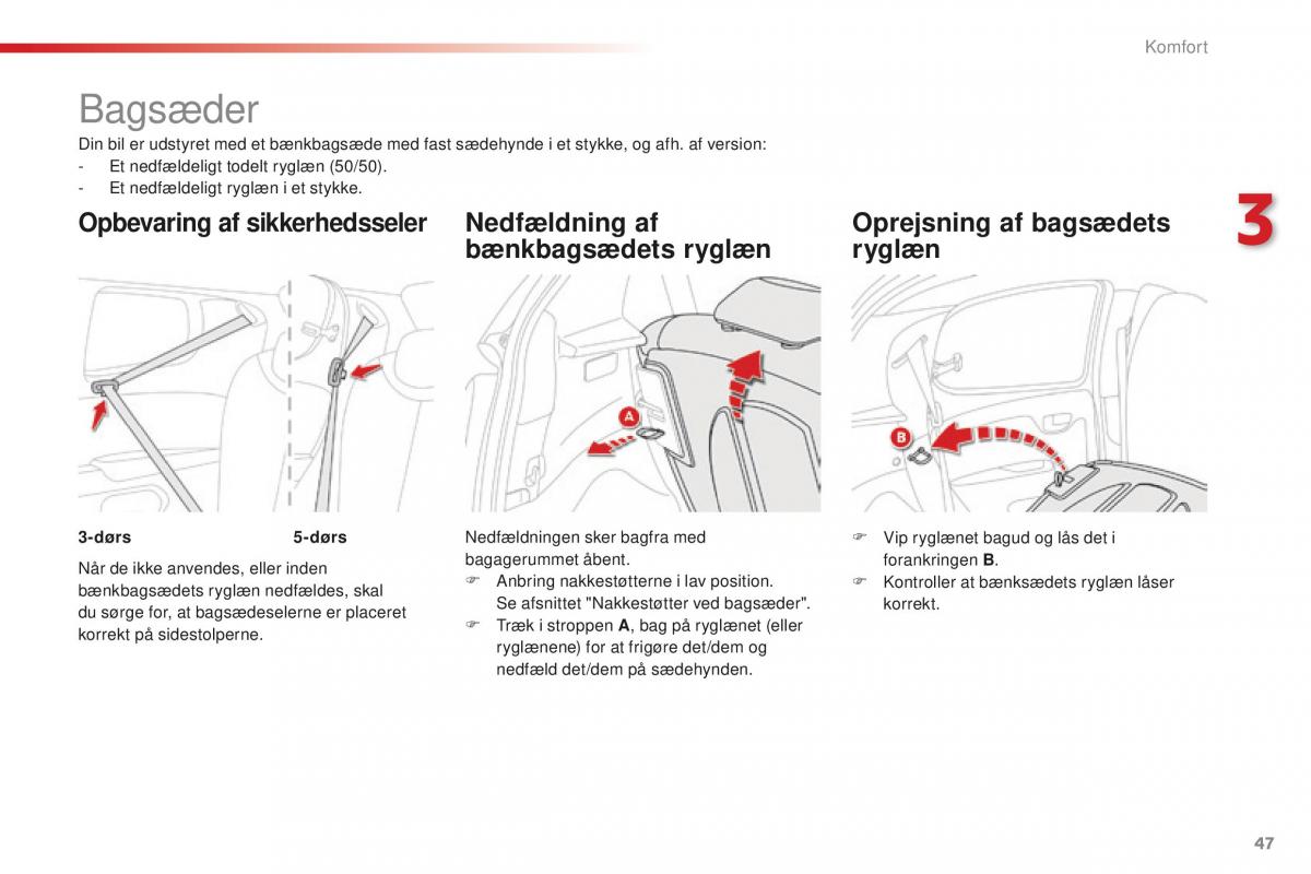 Citroen C1 II 2 Bilens instruktionsbog / page 49