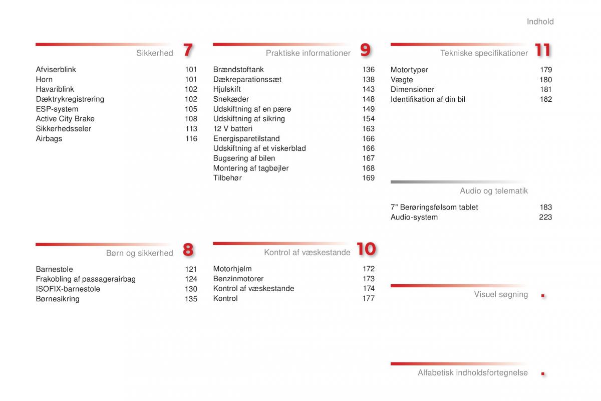 Citroen C1 II 2 Bilens instruktionsbog / page 5