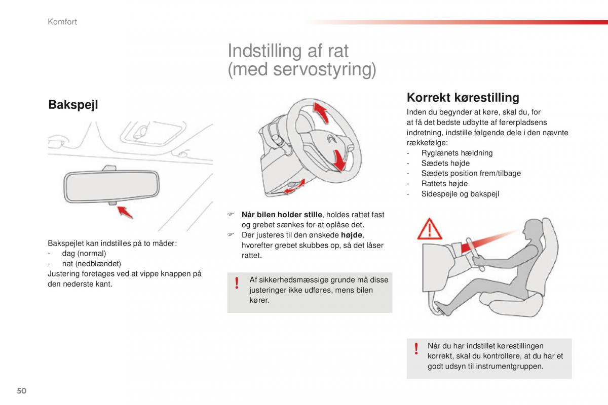 Citroen C1 II 2 Bilens instruktionsbog / page 52