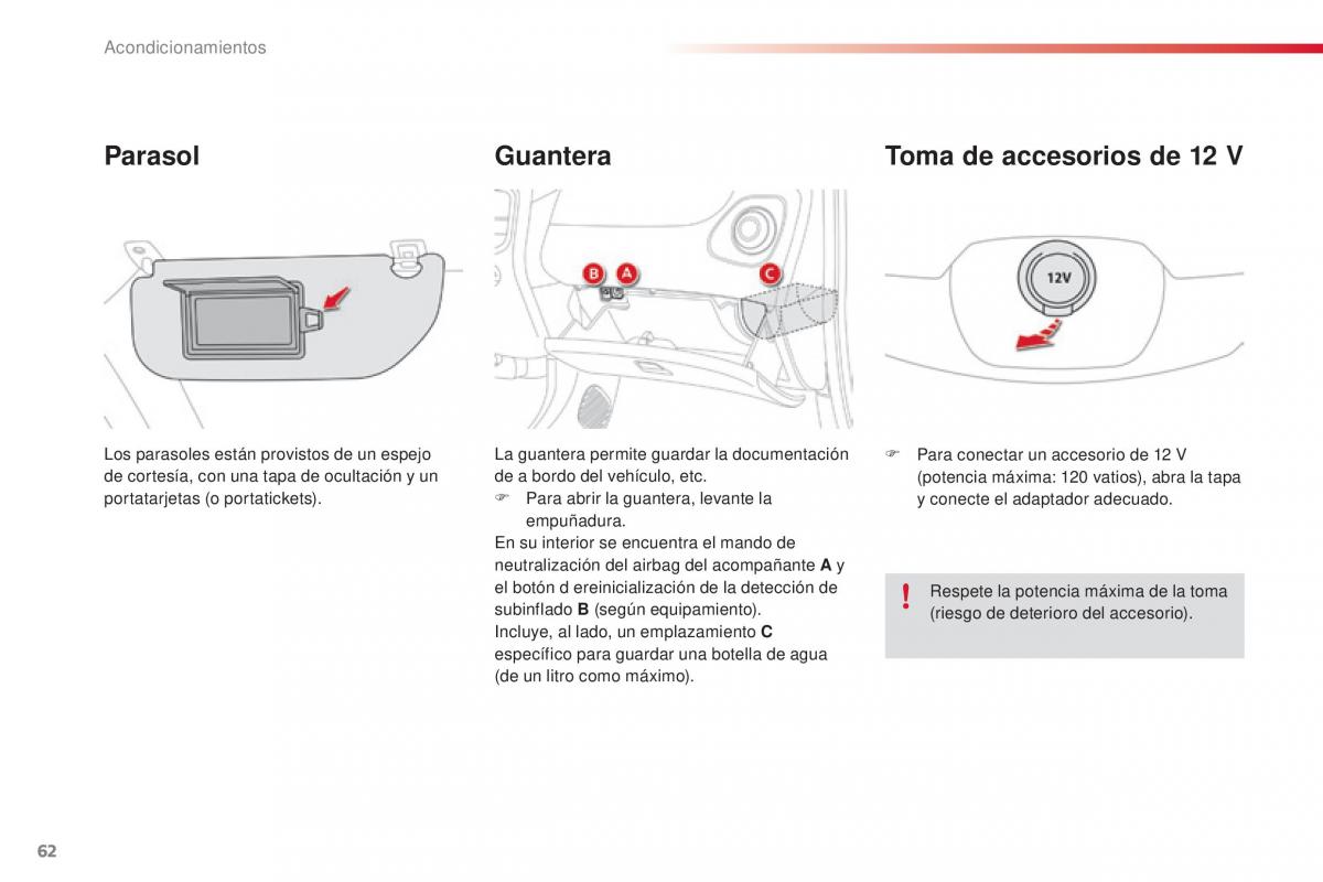 Citroen C1 II 2 manual del propietario / page 64