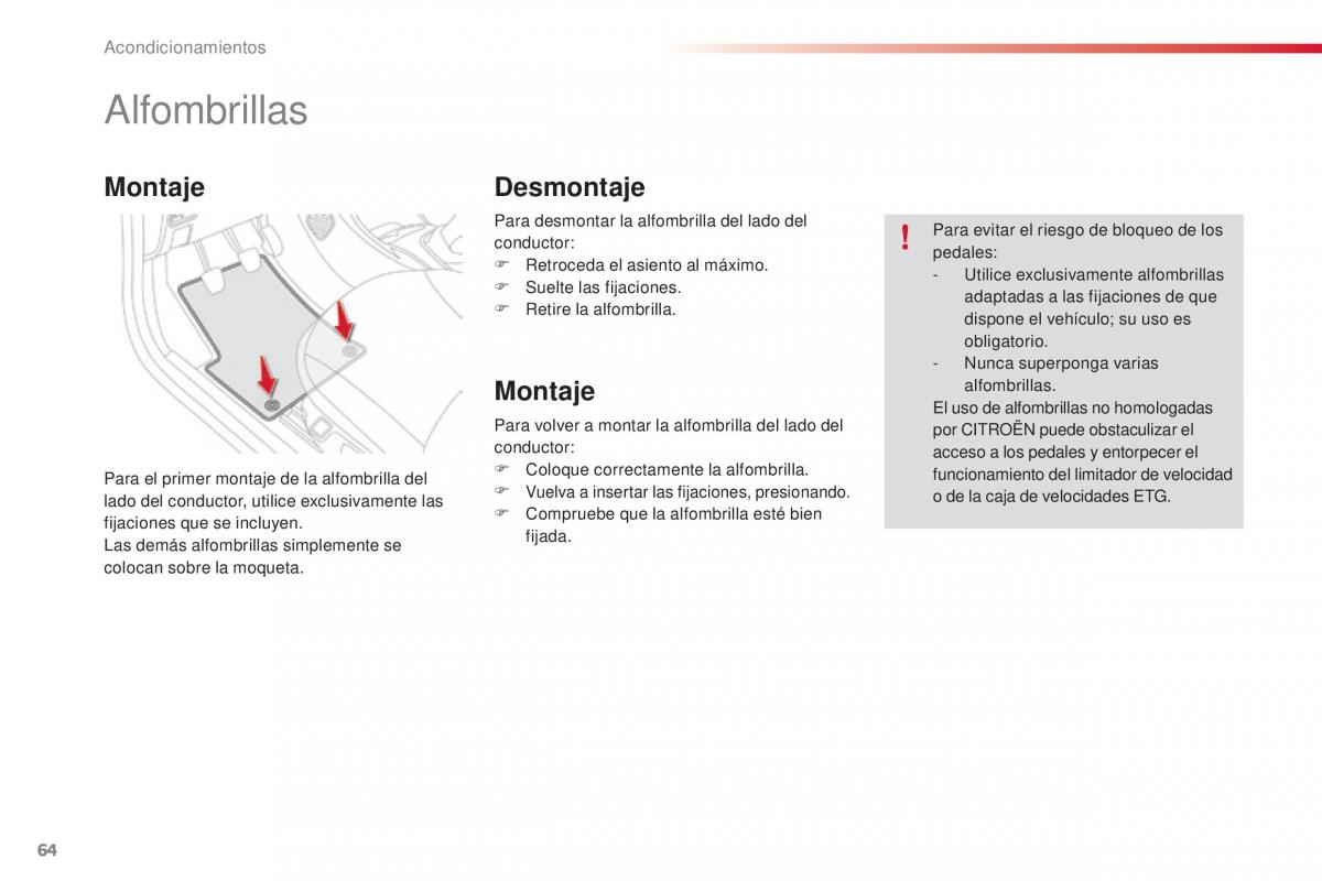 Citroen C1 II 2 manual del propietario / page 66