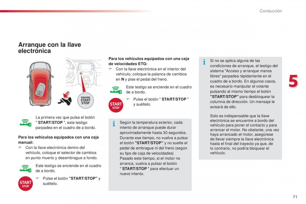 Citroen C1 II 2 manual del propietario / page 73