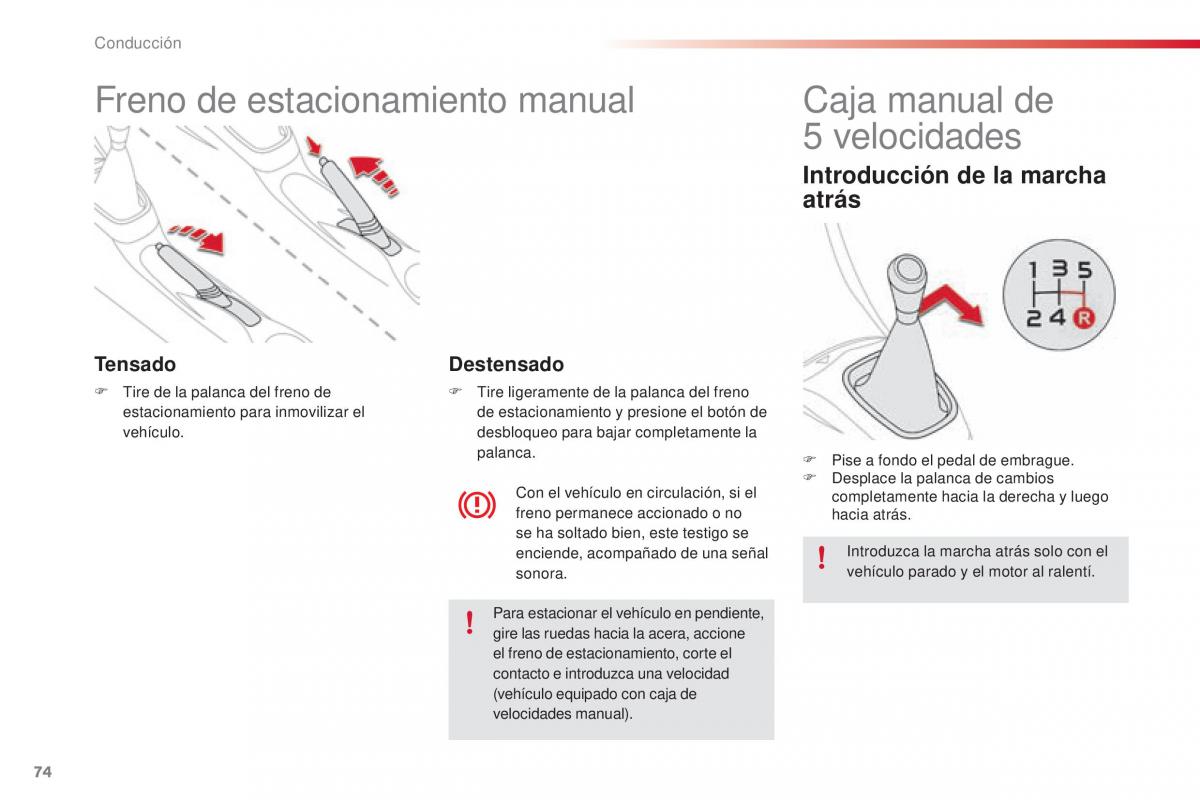 Citroen C1 II 2 manual del propietario / page 76