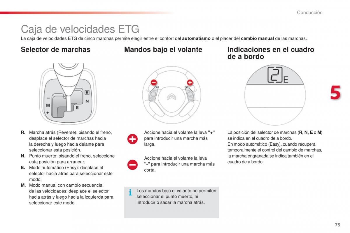 Citroen C1 II 2 manual del propietario / page 77