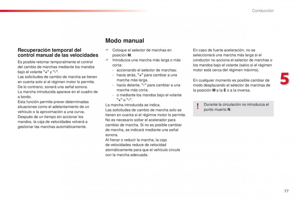 Citroen C1 II 2 manual del propietario / page 79