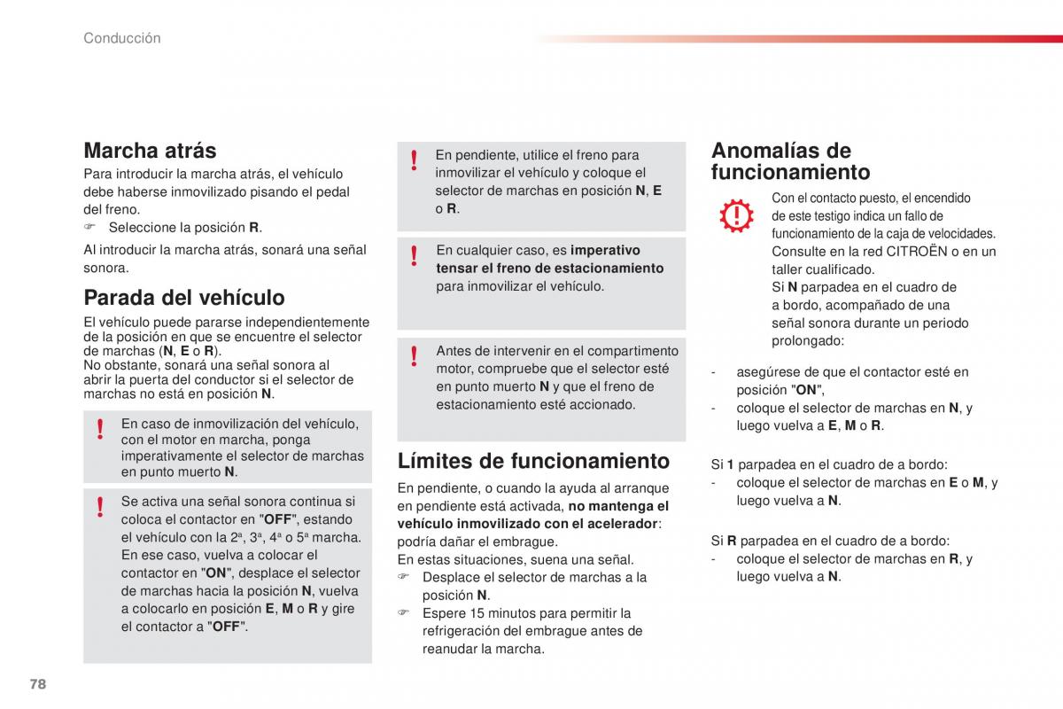 Citroen C1 II 2 manual del propietario / page 80