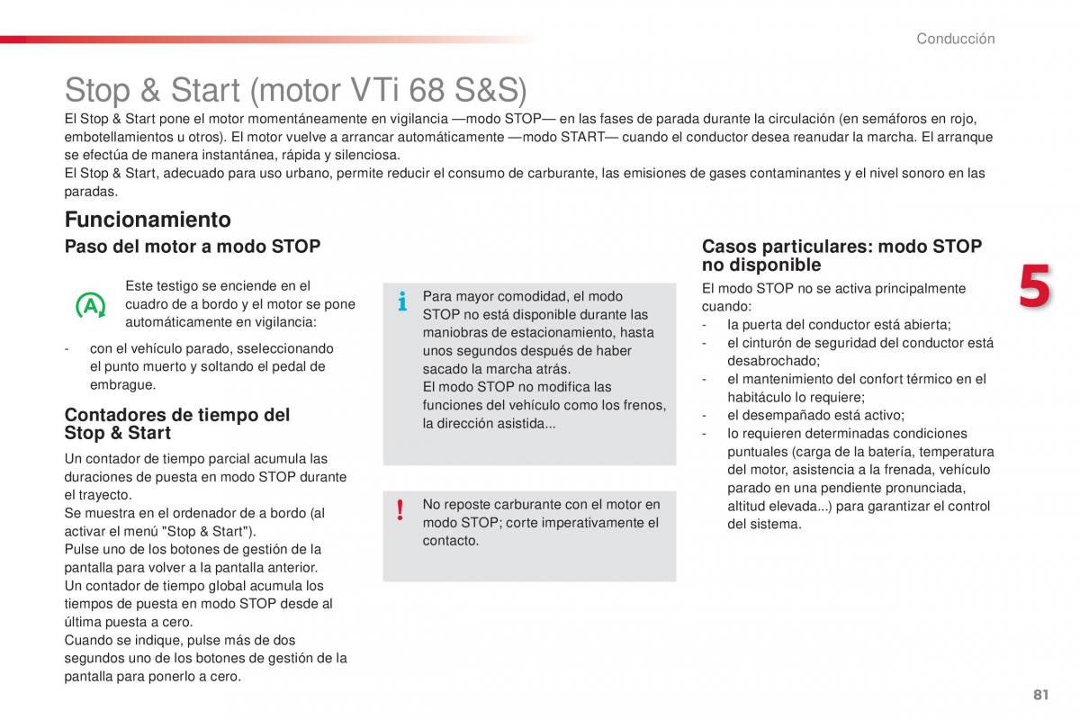 Citroen C1 II 2 manual del propietario / page 83