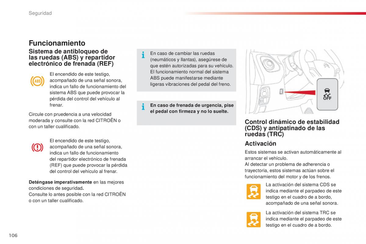 Citroen C1 II 2 manual del propietario / page 108