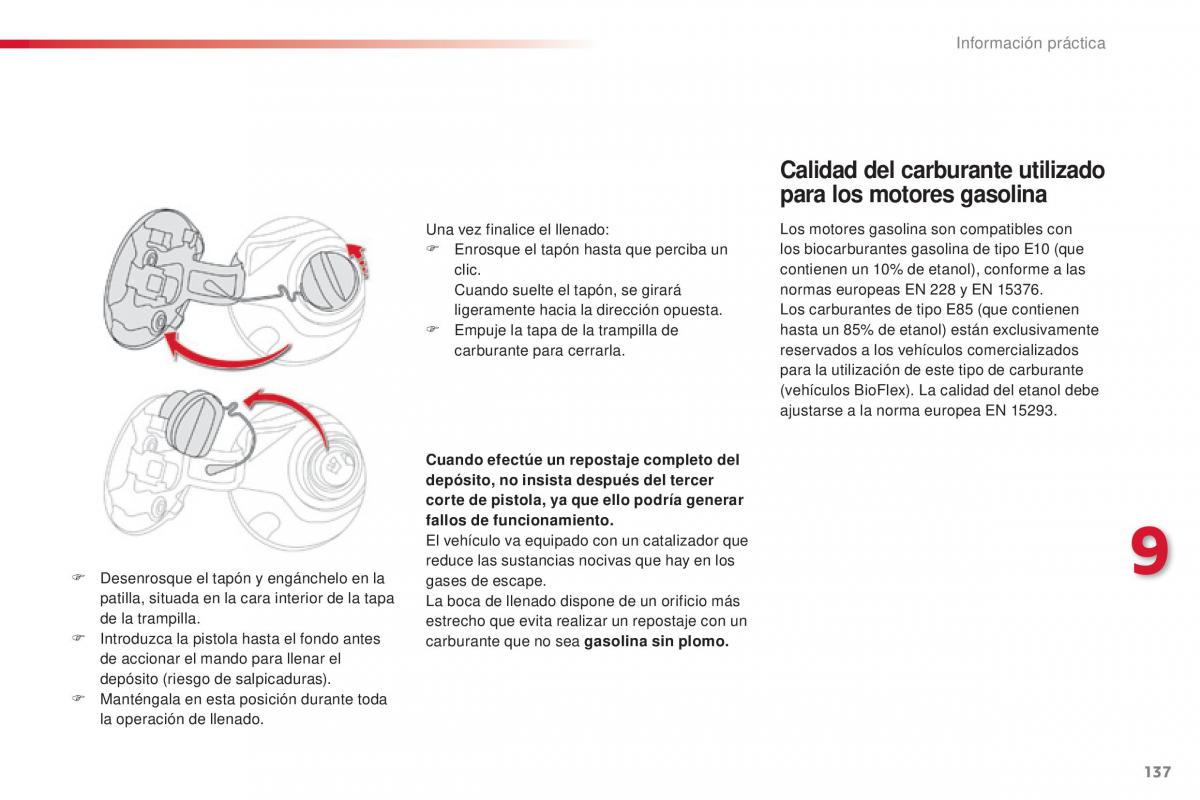 Citroen C1 II 2 manual del propietario / page 139