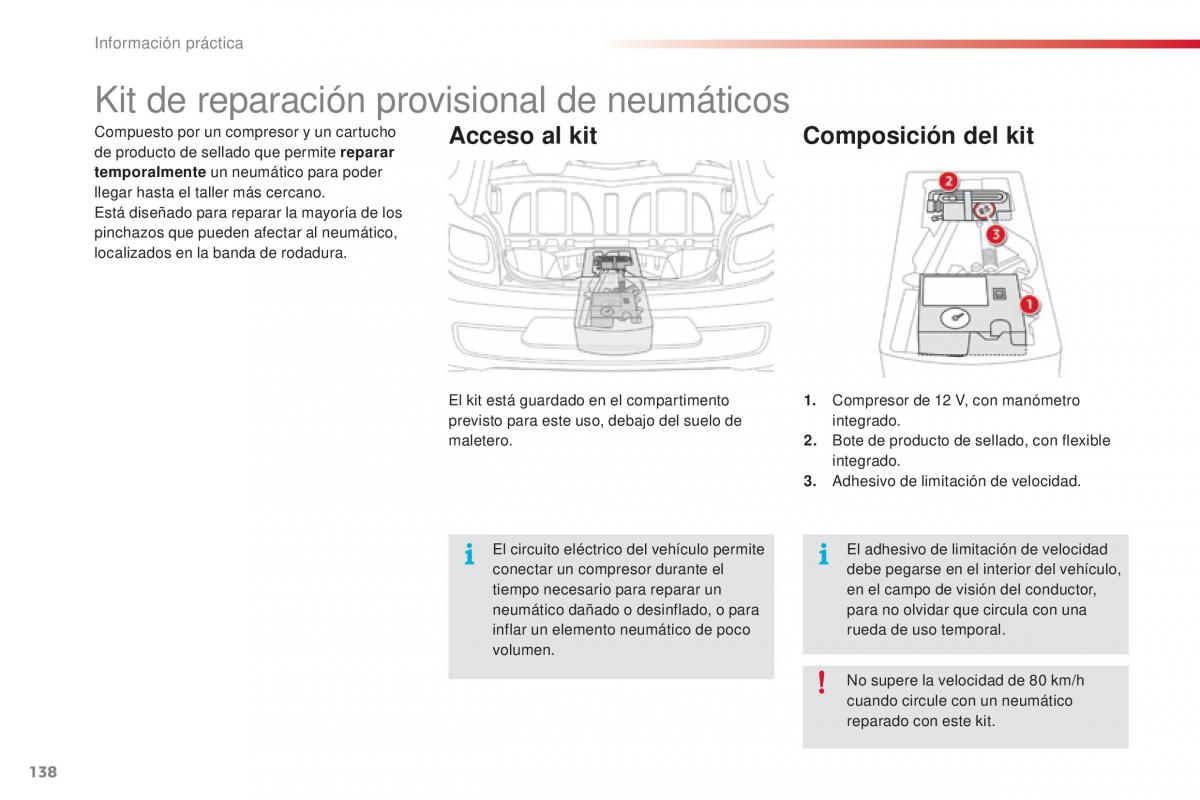 Citroen C1 II 2 manual del propietario / page 140