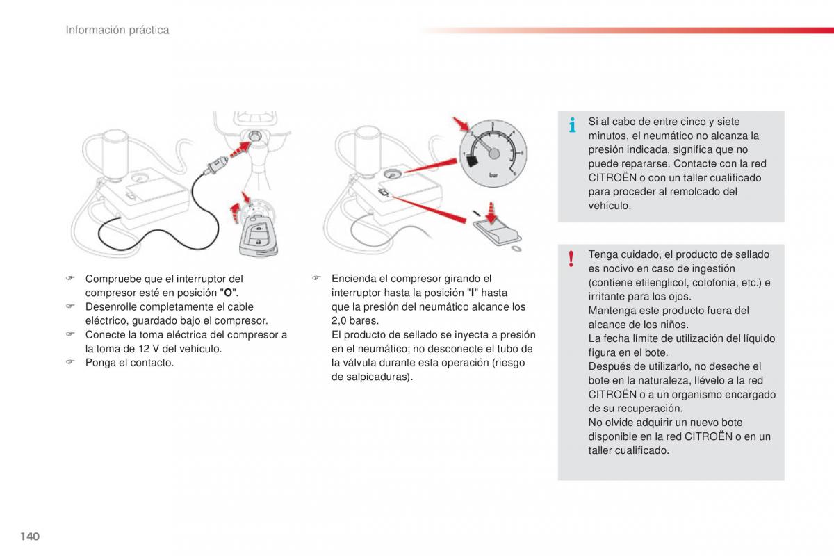 Citroen C1 II 2 manual del propietario / page 142