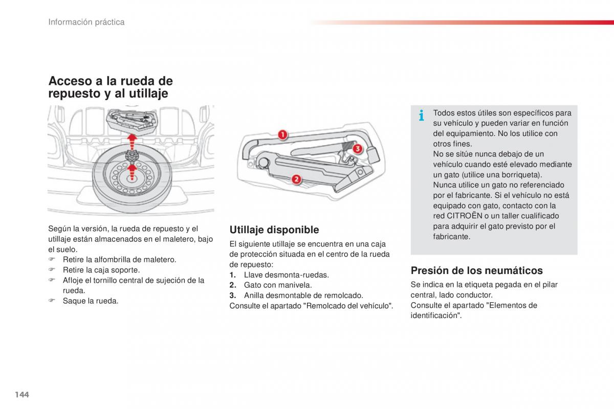 Citroen C1 II 2 manual del propietario / page 146