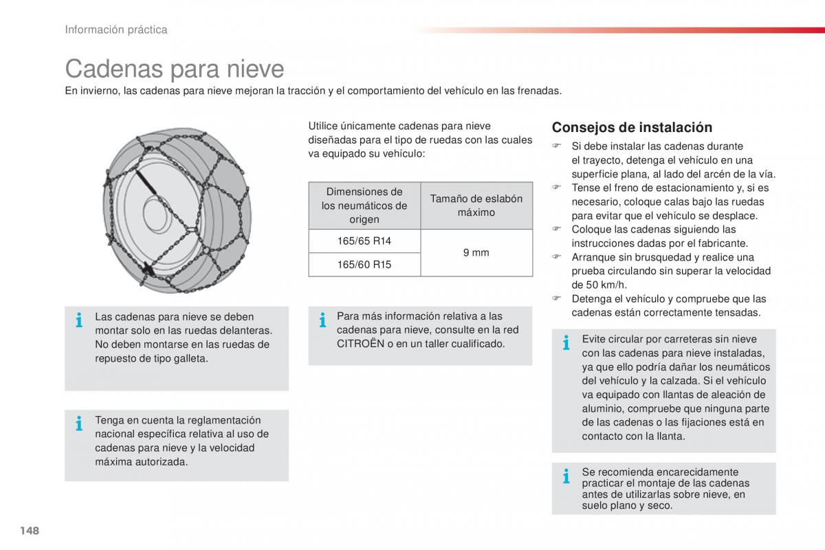 Citroen C1 II 2 manual del propietario / page 150