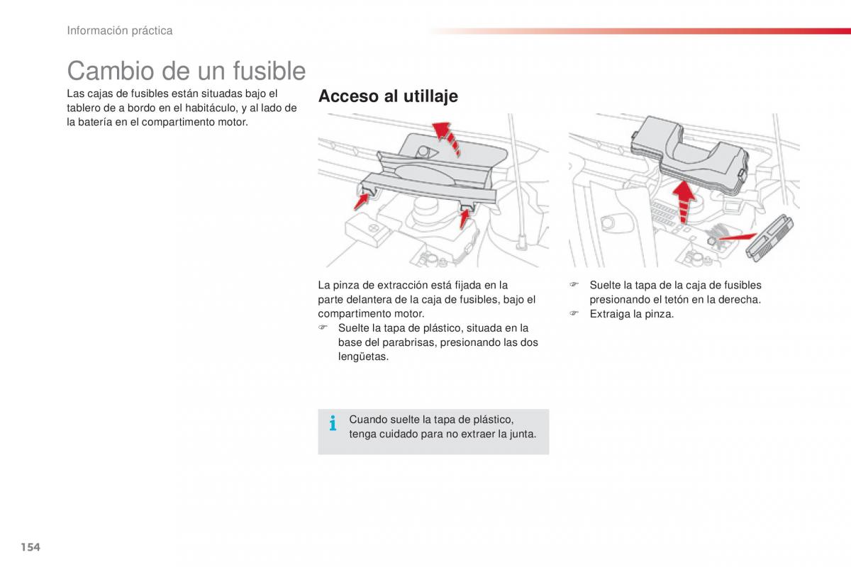 Citroen C1 II 2 manual del propietario / page 156