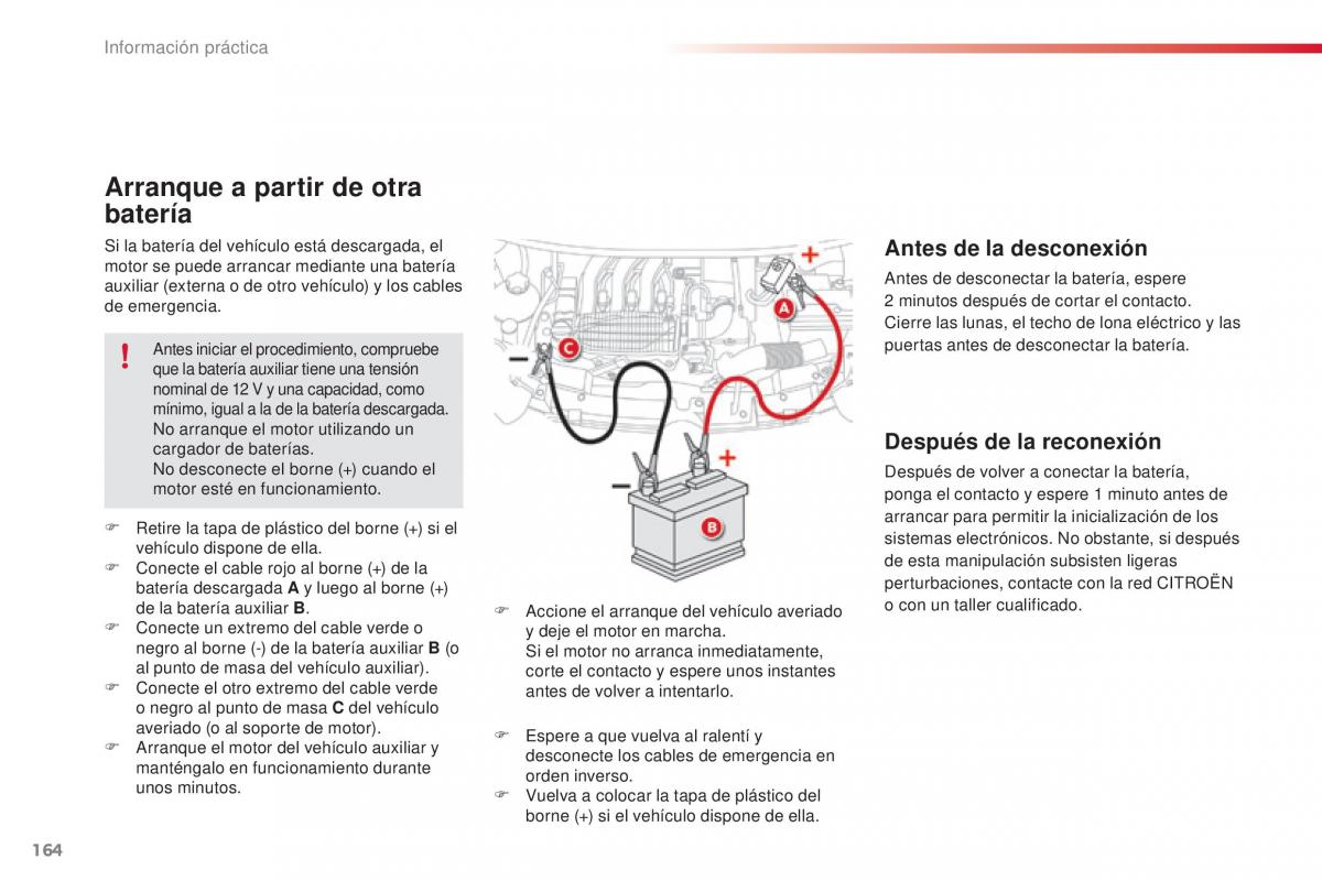 Citroen C1 II 2 manual del propietario / page 166