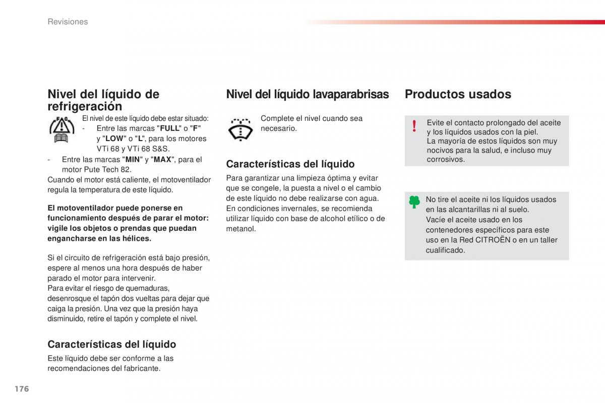 Citroen C1 II 2 manual del propietario / page 178