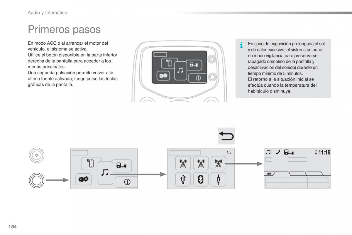 Citroen C1 II 2 manual del propietario / page 186