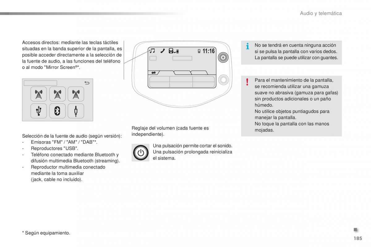 Citroen C1 II 2 manual del propietario / page 187