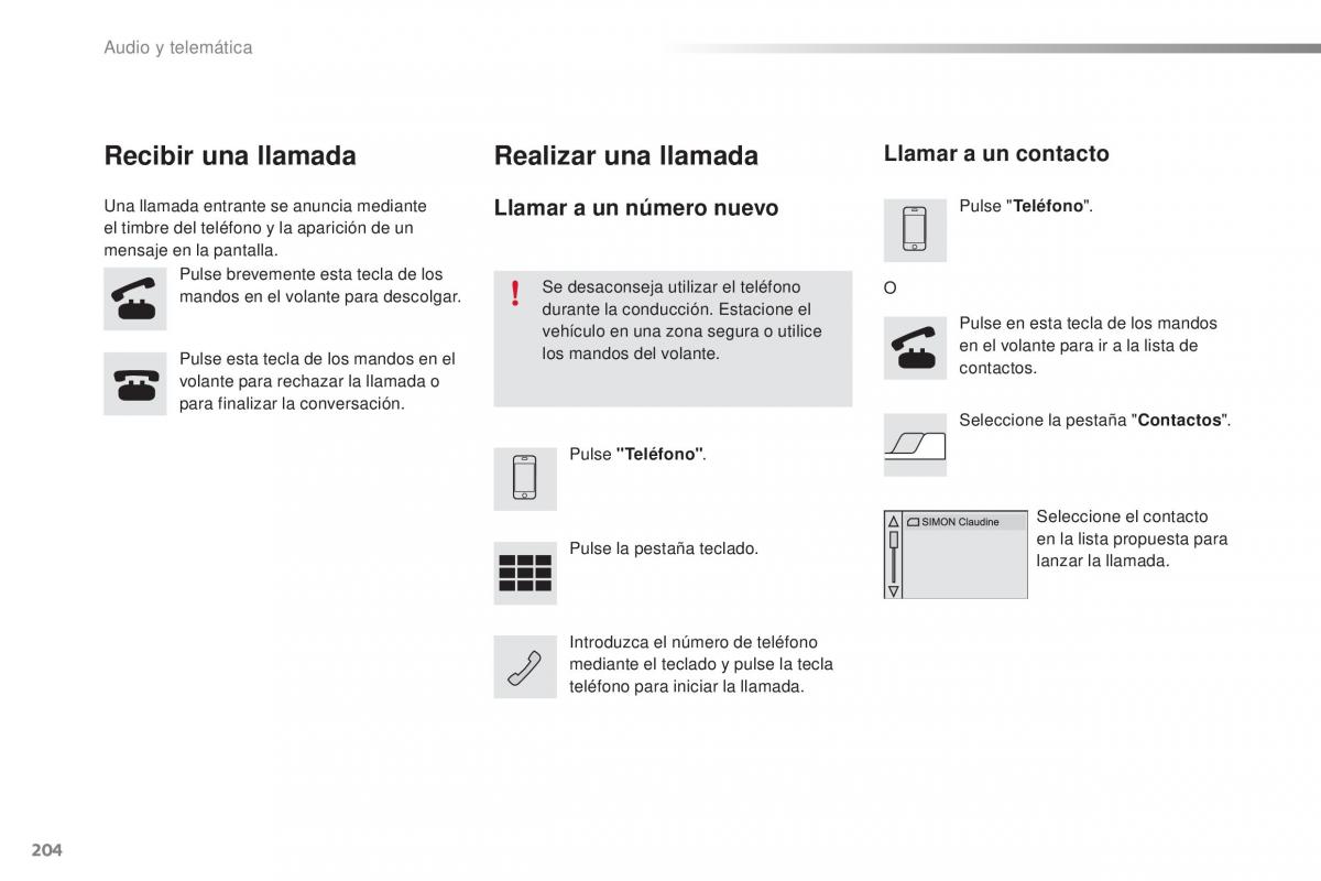 Citroen C1 II 2 manual del propietario / page 206