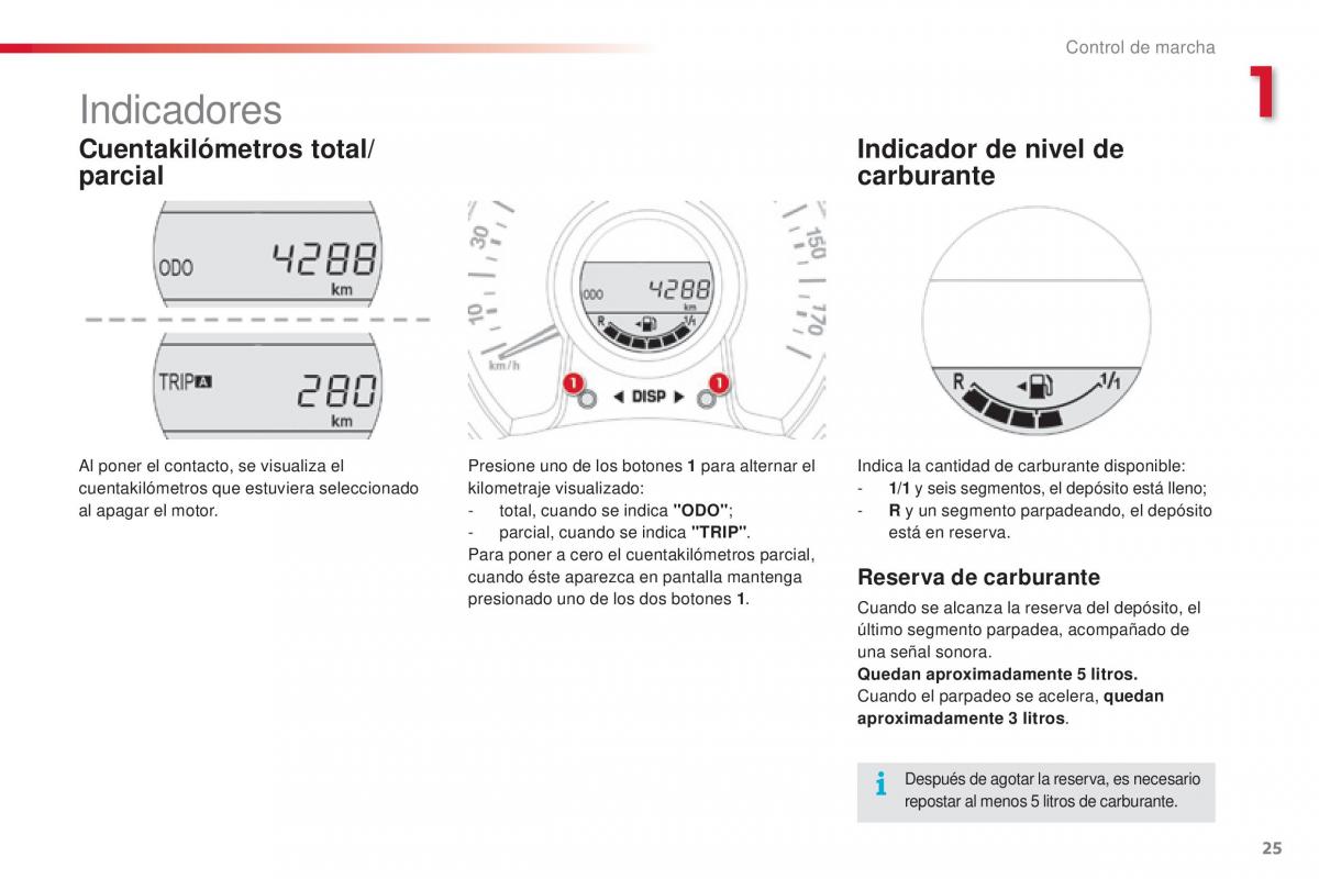 Citroen C1 II 2 manual del propietario / page 27