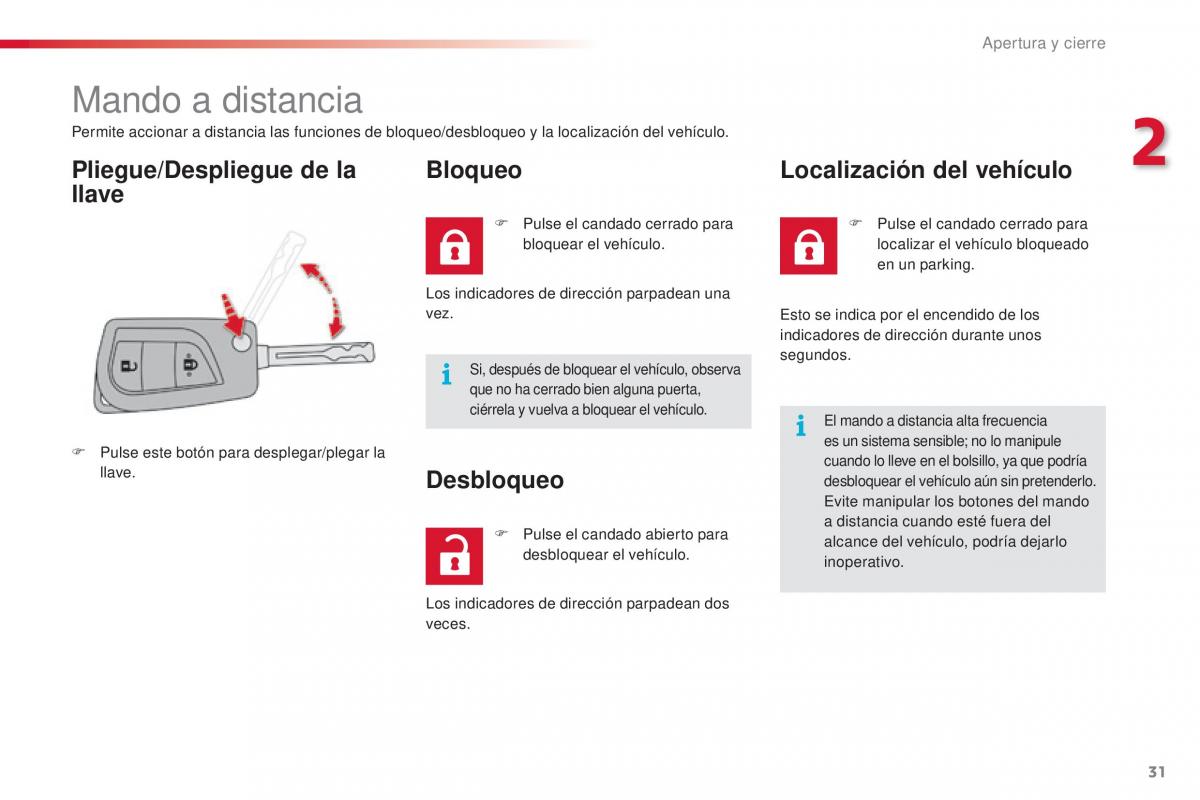 Citroen C1 II 2 manual del propietario / page 33