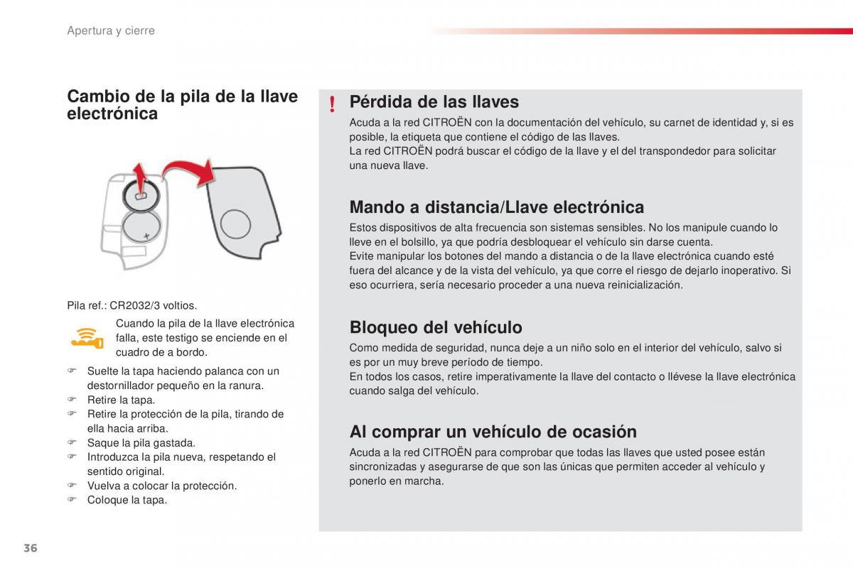 Citroen C1 II 2 manual del propietario / page 38