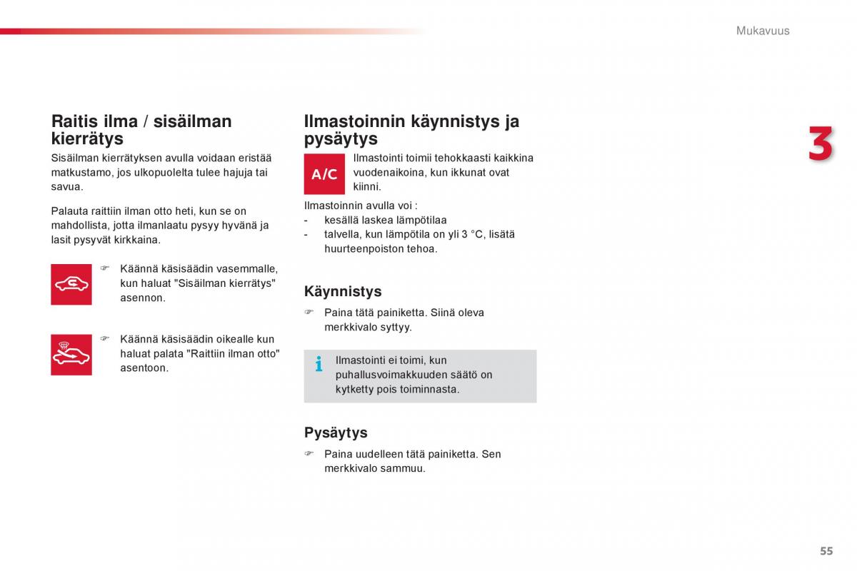 Citroen C1 II 2 omistajan kasikirja / page 57