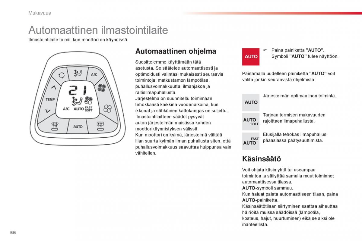 Citroen C1 II 2 omistajan kasikirja / page 58