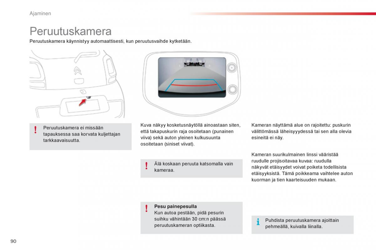 Citroen C1 II 2 omistajan kasikirja / page 92