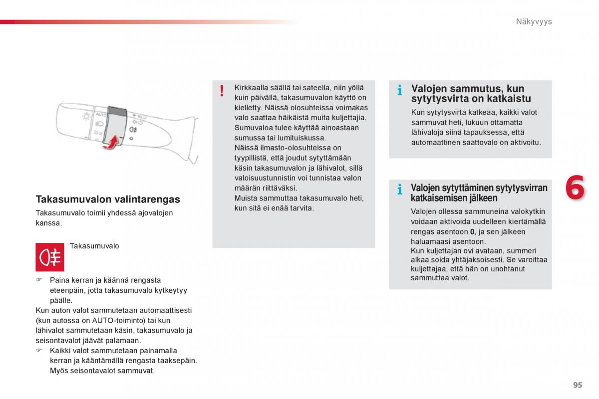 Citroen C1 II 2 omistajan kasikirja / page 97