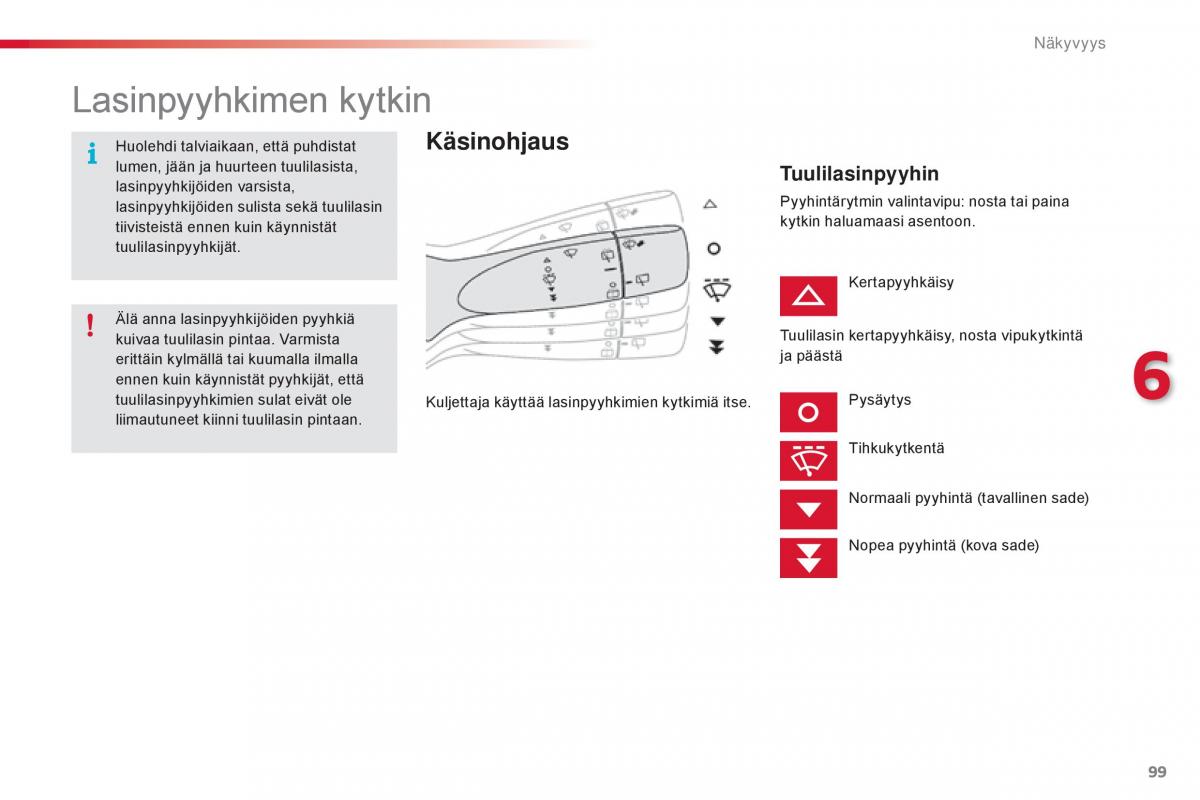 Citroen C1 II 2 omistajan kasikirja / page 101