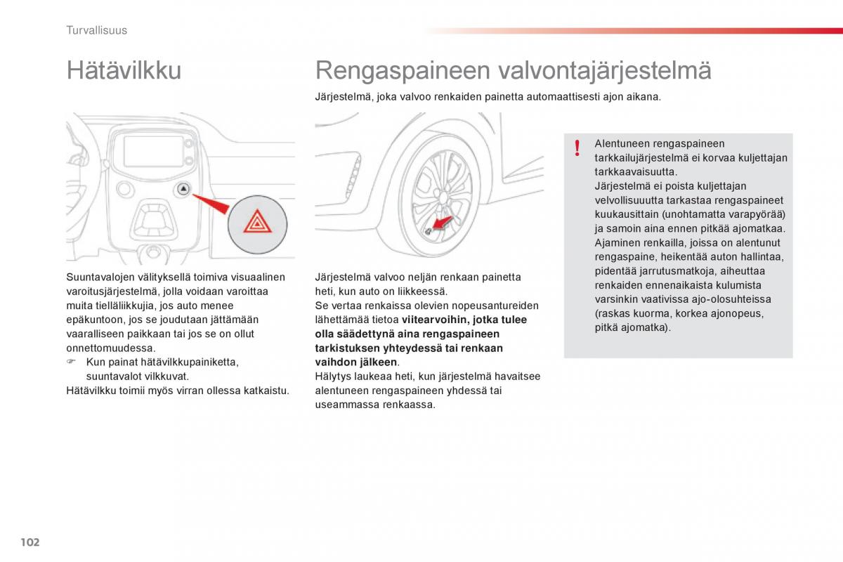 Citroen C1 II 2 omistajan kasikirja / page 104