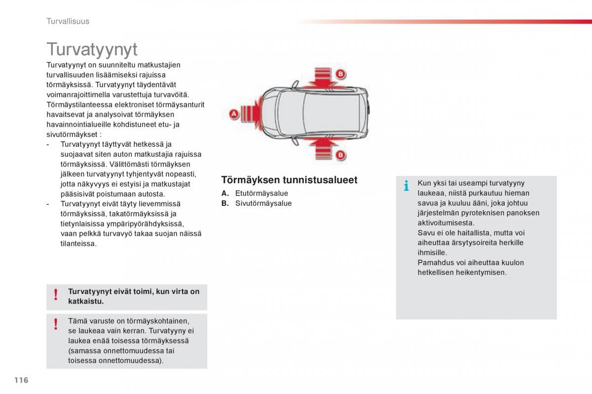 Citroen C1 II 2 omistajan kasikirja / page 118