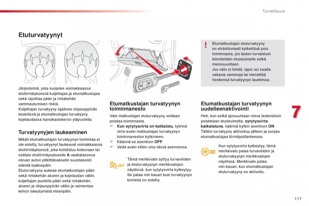 Citroen C1 II 2 omistajan kasikirja / page 119