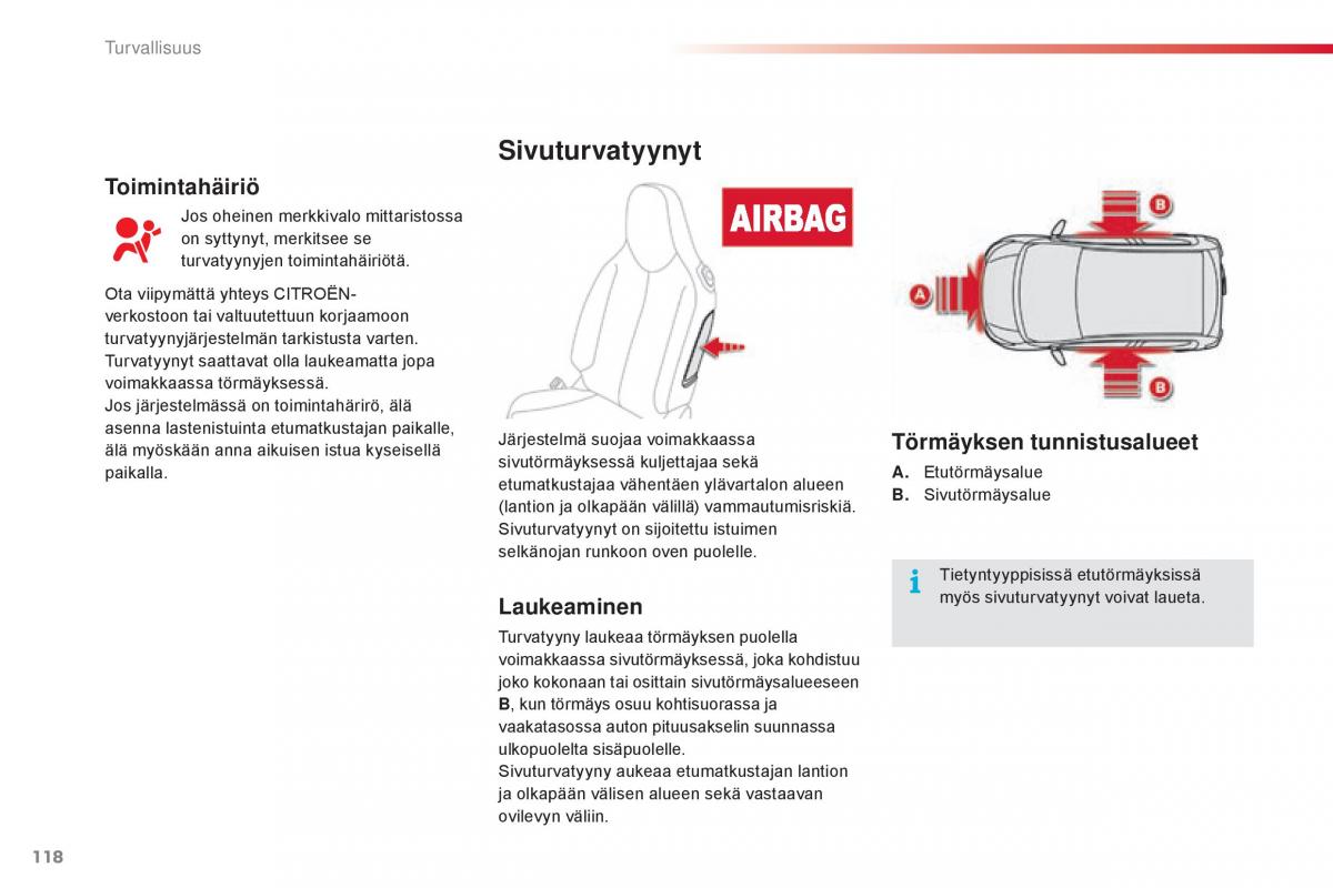 Citroen C1 II 2 omistajan kasikirja / page 120