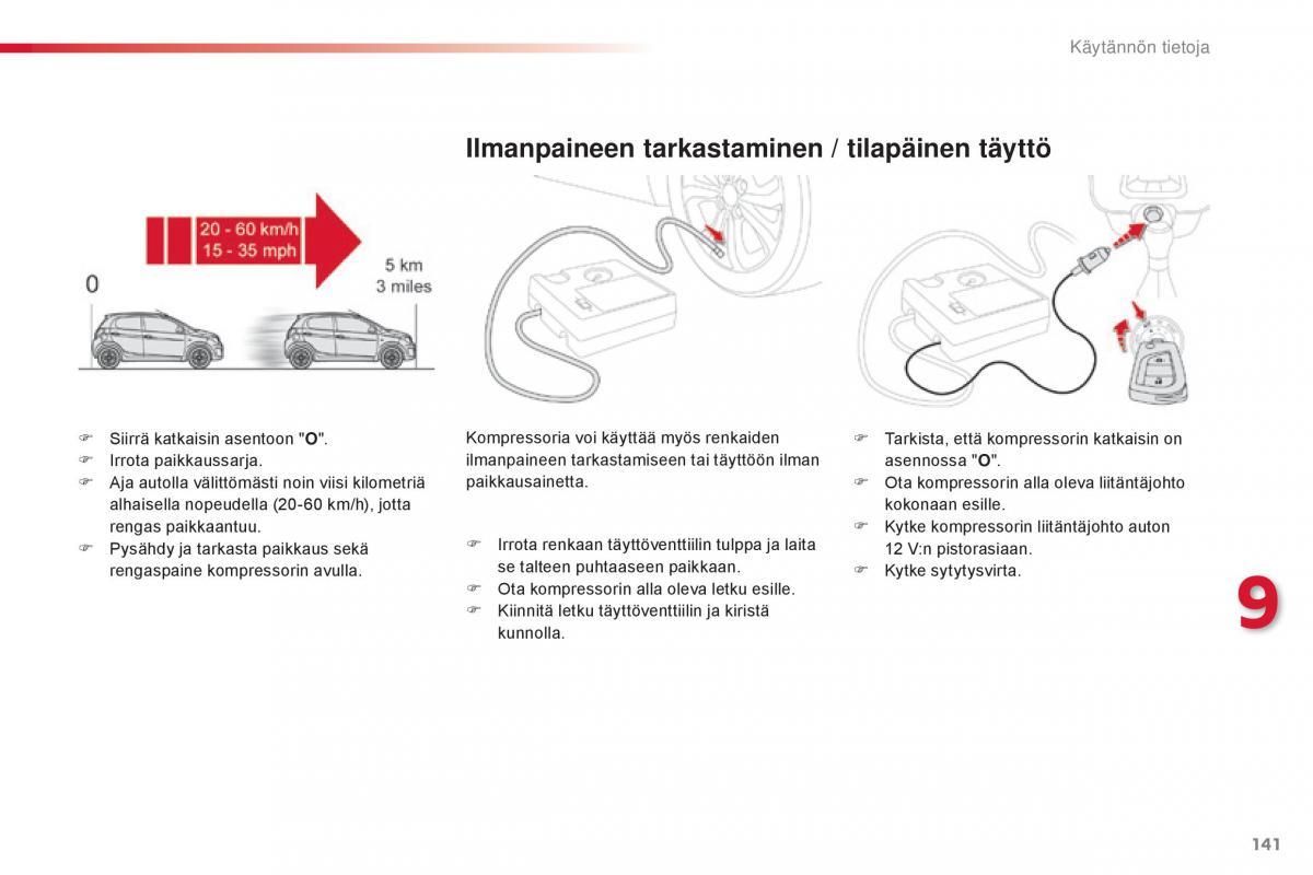 Citroen C1 II 2 omistajan kasikirja / page 143