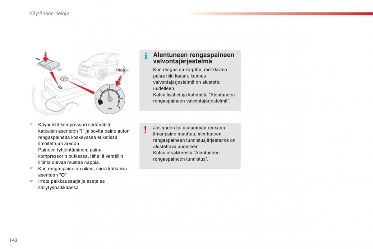 Citroen C1 II 2 omistajan kasikirja / page 144