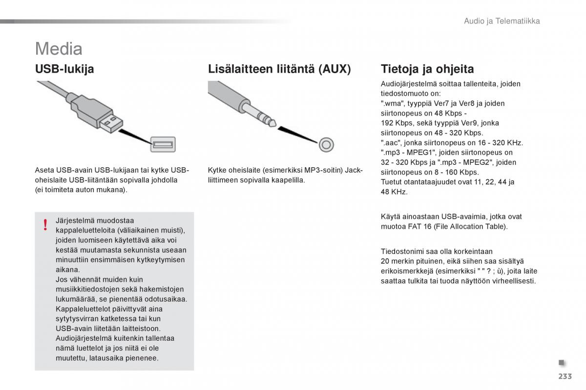 Citroen C1 II 2 omistajan kasikirja / page 235