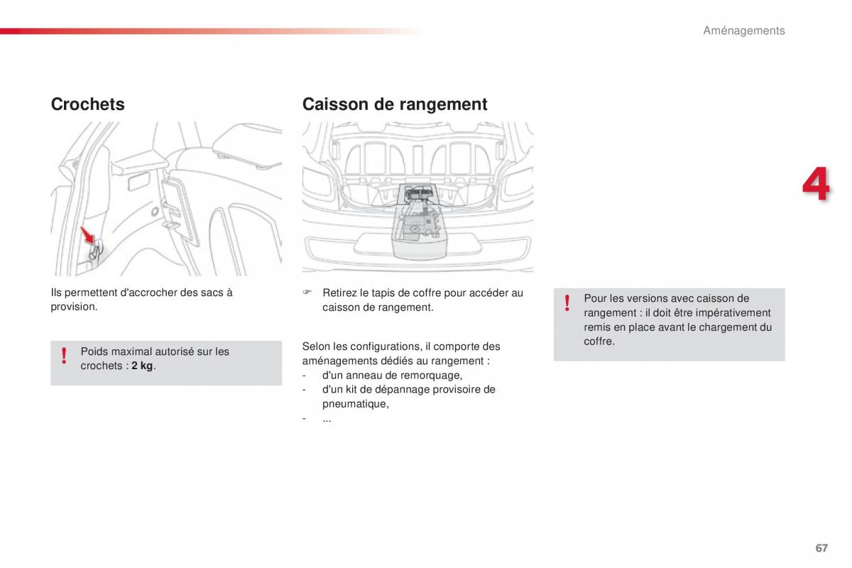 Citroen C1 II 2 manuel du proprietaire / page 69