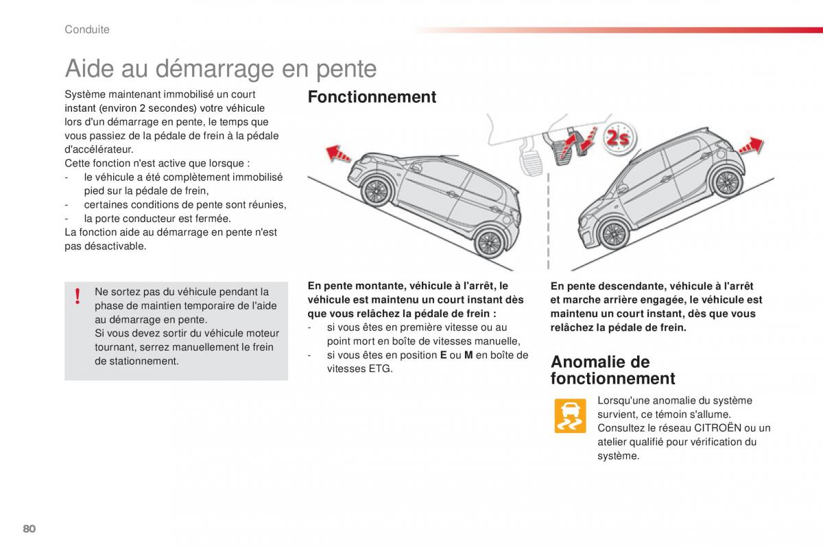 Citroen C1 II 2 manuel du proprietaire / page 82