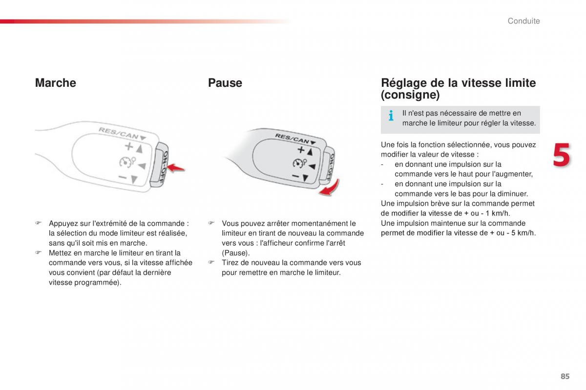 Citroen C1 II 2 manuel du proprietaire / page 87