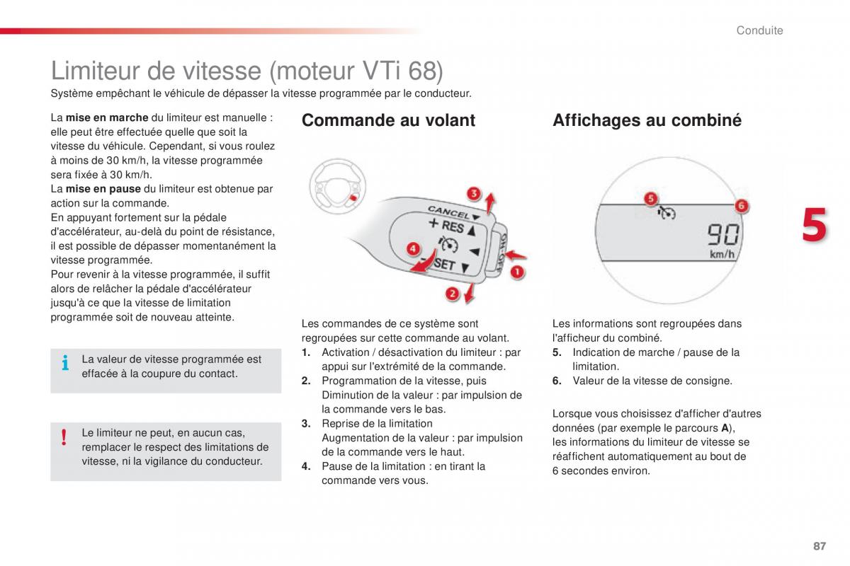 Citroen C1 II 2 manuel du proprietaire / page 89