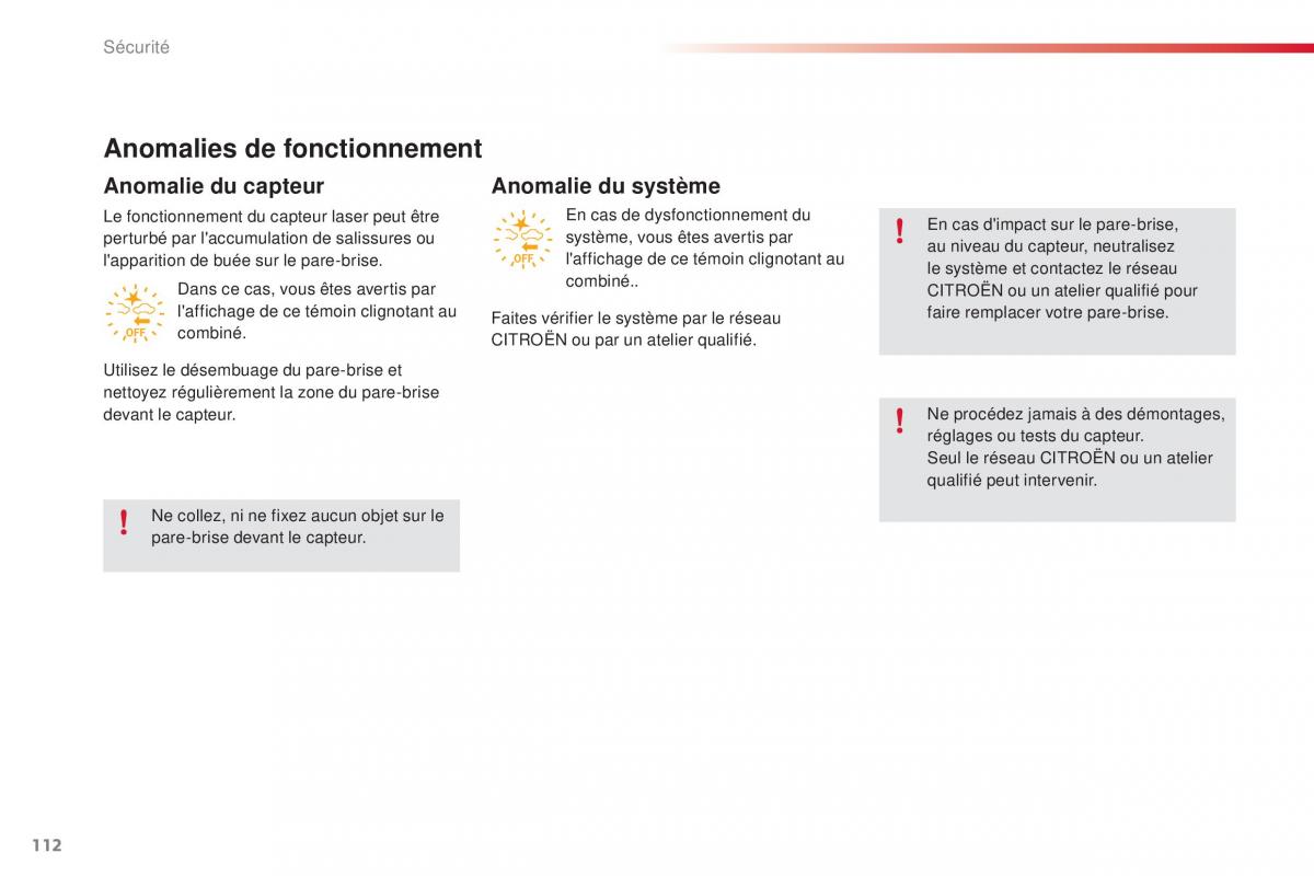 Citroen C1 II 2 manuel du proprietaire / page 114