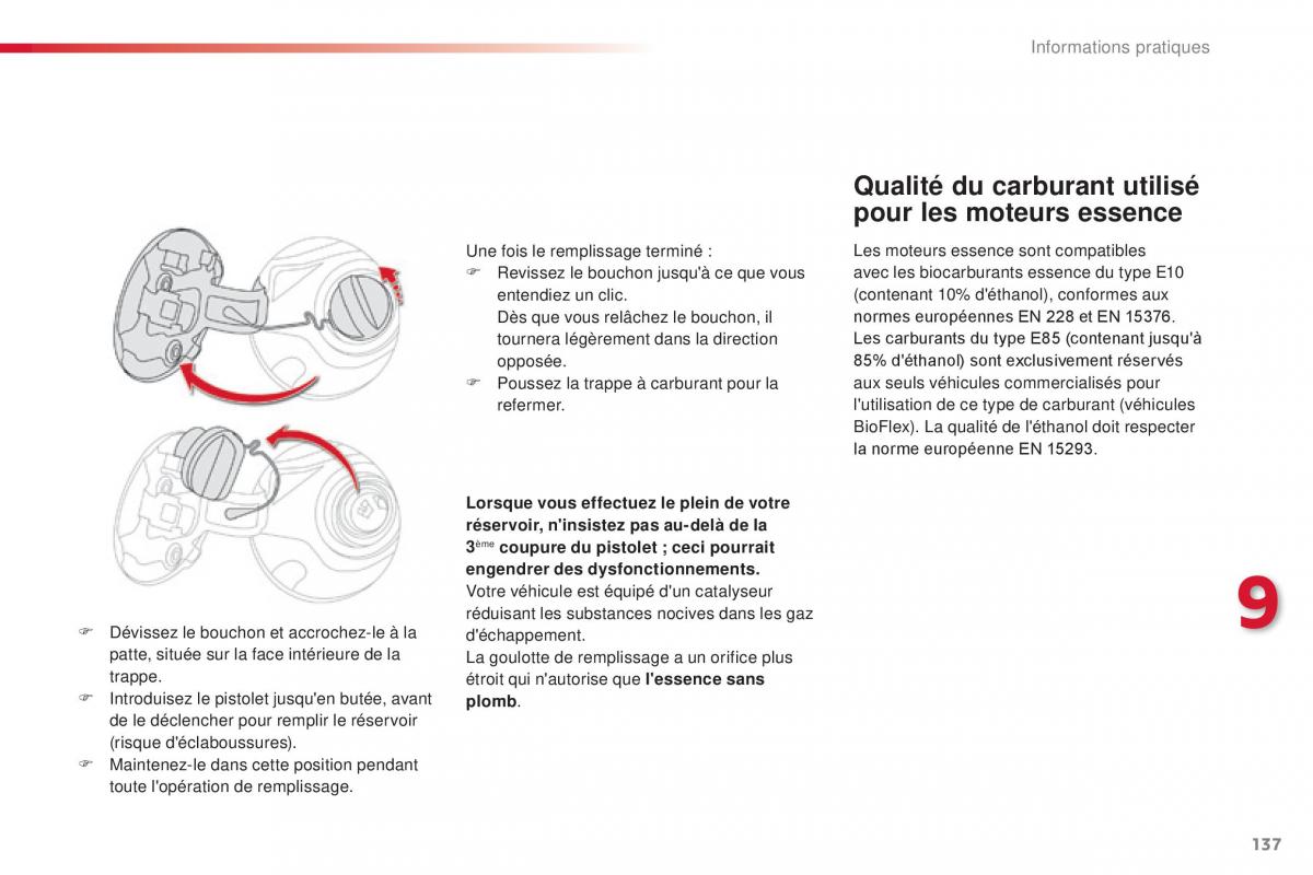 Citroen C1 II 2 manuel du proprietaire / page 139